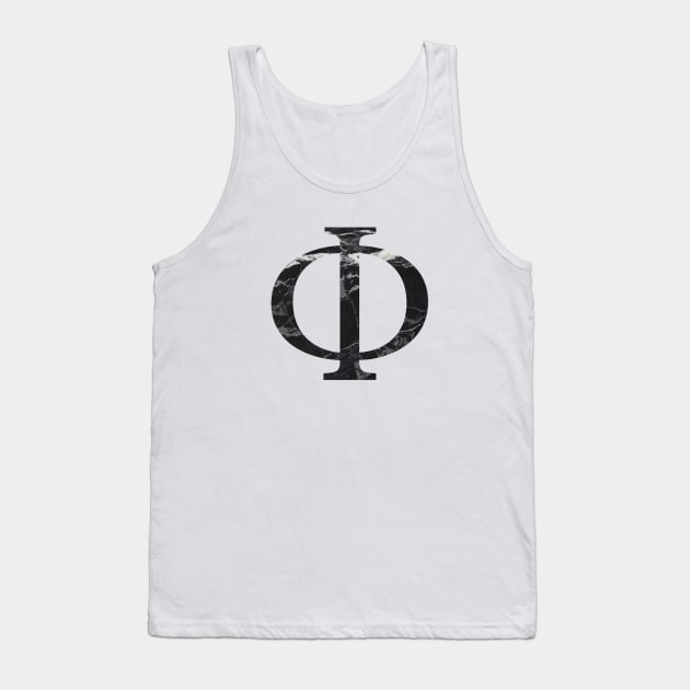 Marble Phi Tank Top by lolosenese